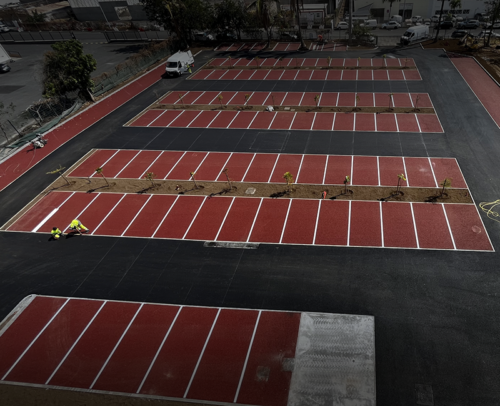 Réalisation marquage Parking 974