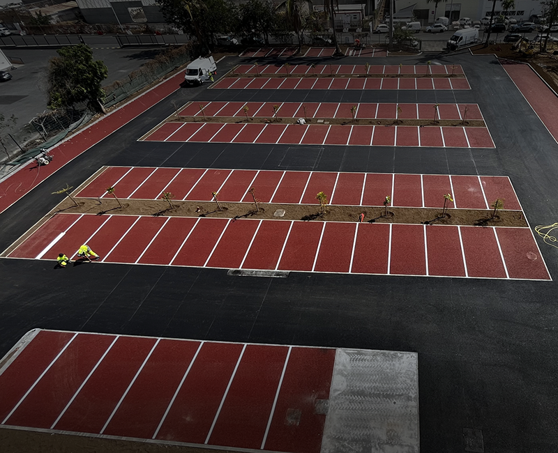 Réalisation marquage Parking 974